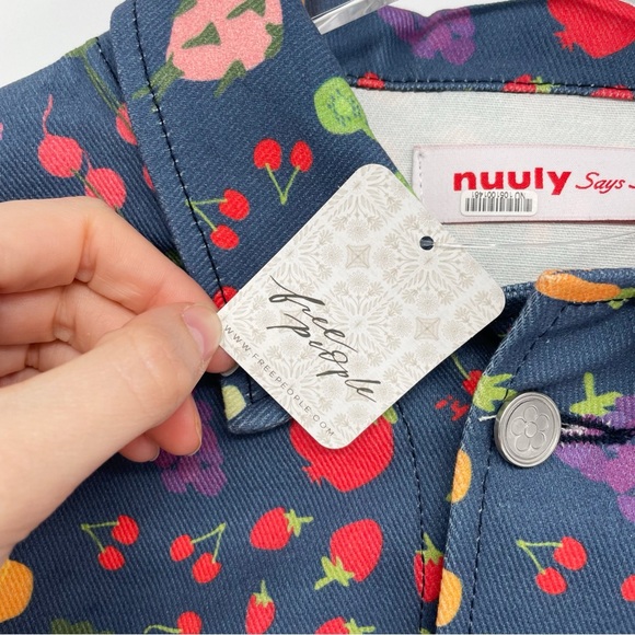 Lisa Says Gah x Free People Farmer’s Market Fruit Print Cropped Women’s - Picture 4 of 12